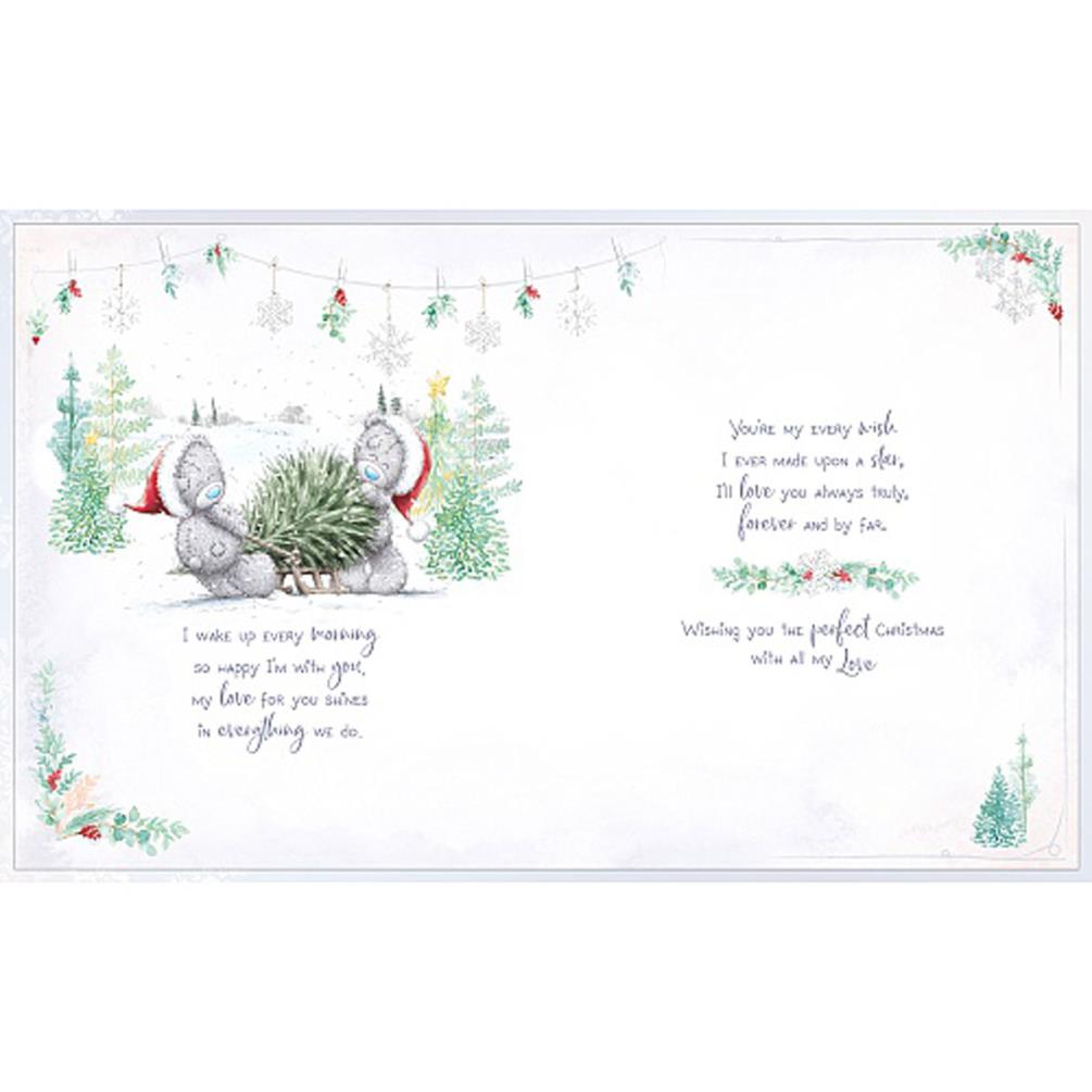 Wonderful Husband Me to You Bear Handmade Boxed Christmas Card Extra Image 1